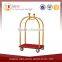 Hotel Stainless Steel Bellman Luggage Cart