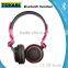 Flashing LED Wirelss Headset Wireless Flashing LED Stereo Headse bluetooth LED flashing headset with bluetooth/FM/TF card