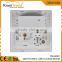 Residential / commerical 4.8Amp duplex USB output Euro Electrical Wall switch Socket 230V 13A Metal Brush Silver /Chrome CE
