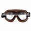 BJ-GT-009 Adjustable Headband Clear Lens Leather Goggles Motocross