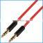 Multicolor AUX Cable Gold Plated Audio I/O Wire Stereo Panel Mount Cable for PC, Car Audio, Audio Equipment