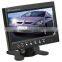 7 inch TFT-LCD car av rear view system LCD monitor 2 video/1 audio input