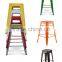 leisure metal stackable metal bar chair