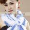 Celebrate Mid-Autumn Festival Rodin courteous rex rabbit hair scarf fur scarf rex rabbit collar scarf