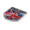 England Britain UK Flag Rectang Racer Rear Emblem Badge Motor Sport Sticker Car