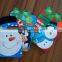 Customized 3D handmade snowman christmas greeting card with Snow Bros