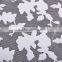 manufacturer PU leather mesh applique rose design embroidered lace fabric