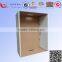 Portable recycled corrugated banker carton box packaging