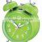 3 inch metal candy color mechanical twin bell alarm clock