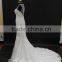 2016 new popular nice design back lace overlay with lace applique wedding dress mermaid bridal gown