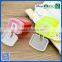 2016 Hot sell fashion school plastic double hole sharpener of hand for kids