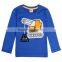 nova kids wear 2015 cheap fashion design printed funny pattern t shirt spring autumn long sleeve boy t-shirt children clothes