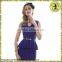 Sexy Slim One-piece Summer Purple Formal Ladies Suit With Belt