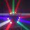 three heads 9pcs*10W 4in1 RGBW LED Spider Light/DMX512 Pixel LED Spider Beam Moving Head Light For Stage Event