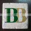 Different imaged white marble coaster