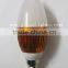 led candle light e14 3x1w candle light led 3w candle bulb led lights milky short tail candle lamp high quality 3 years warranty