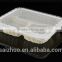 wholesale 1000ml 3 compartment disposable lunch box