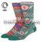 Newest Colorful Smart Novelty Sublimately Print Socks