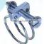 Double wires hose clamp