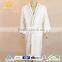 100% Cotton Wholesale Cotton Waffle White Color Bathrobes