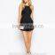 Fashion Clothing Jumpsuit With Lace Trim