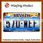 Factory produce aluminum licence plates / metal license plate/custom car plates
