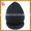 Custom Acrylic Knitted Hat Wholesale Winter Beanies Hats With Brim Acrylic Knitted Visor Beanie