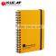 Custom printed bulk spiral bound notebooks with elastic strap