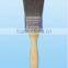 Paint brush with wooden handle