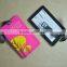 Custom pvc luggage tag cartoon picture