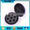 ball shape purple nylon cover eva essential oil protective case