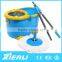 New material 360 degree cleaning floor plastic heavy duty cleaning wringer qq spin mop bucket