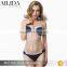 Polka Dots Detailed Factory Price Fitness Stylish Sexy Bra