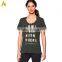 design your own t shirt women printed t Shirt gery casual t shirt for running workout