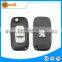 3 Light button key fob case with battery place and 407 blade car key cover shell for Peugeot 207 307 407