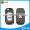 High quality car alarm key fob with 407 blade No battery place 3 button flip remote car key cover shell for Peugeot 408 407 307