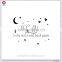 Self Adhesive Charming Wordings Design Eco-Friendly PVC Waterproof Room Art Decor Removable Wall Stickers