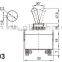 KN3 toggle switch lockout,Auto reset SPST toggle switch,amp toggle switch with screw terminals