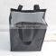 black polyester ice insulation bag portable shopping bag for refrigerant foods