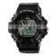 SKMEI dual time silicone digital analog watch men's sport s shock resist watch waterproofed