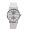 best selling fashion women geneva leather strap quartz watch relojes mujer