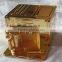 gold palting factory big metal ancient Tripod in shinny mirror gold luxury finished , provide gold plating process