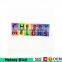 Top sale building wooden like grain color alphabet EVA foam blocks