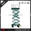 used in changing of street lights electric mobile scissor lift