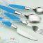 72 PCS Elegant Plastic Handle Stainless Steel Cutlery KX-P038