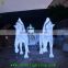 3D sculpture light horse carriage pumpkin decoration light outdoor Christmas lights