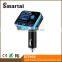 Bluetooth Car charger wirelessly A2DABFM transmitter with Voice prompts caller number and play MP3 & WMA music from USB/Micro SD