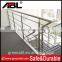 stainless steel tubular handrail iron balustrade
