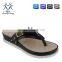 Colorful Hot Sale High Heel Flip Flop PU Casual Slipper and Shoes for Women