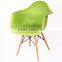 Woodlegs Plastic Dining Arm Chair
